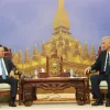 Hanoi, Vientiane promote cooperation relations