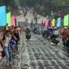 Pontoon bridge opened to traffic after Typhoon Yagi