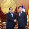 Vietnamese PM meets with top leader of Laos ahead of ASEAN Summits