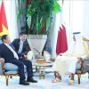 Vietnamese PM meets with Emir of Qatar in Doha