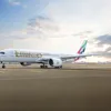 Emirates officially unveils its first A350 aircraft