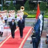 Vietnamese President hosts welcome ceremony for Lithuanian counterpart