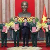 Senior military, public security officers promoted to higher ranks