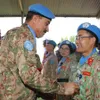Viet Nam’s Engineering Unit Rotation 3 receives United Nations Medal for Peacekeeping Operations