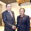 Leaders of Vietnamese, Lao legislatures meet on WCSP 6 sidelines in Geneva