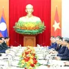 Vietnamese Party chief meets top Lao leader in Hanoi
