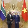Top legislator meets with South African President