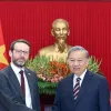 Party Chief To Lam receives British Ambassador to Viet Nam
