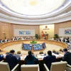 Prime Minister chairs regular government meeting connected with 34 provinces and cities
