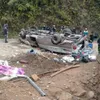 At least nine killed as passenger coach overturns in northern Lao Cai province