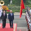 Vietnamese State President chairs official welcome ceremony for EC President