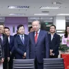 Party leader pays Tet visits to Vietnam Television, Voice of Vietnam