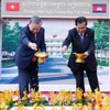 Party leader attends ground-breaking ceremony for Cambodia-Viet Nam Friendship School in Phnom Penh