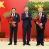 Party chief presents elite honours to incumbent, former leaders