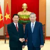 Party chief hosts Lao public security minister
