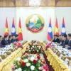 Permanent member of Party Central Committee’s Secretariat meets with Lao PM