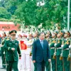 Top leader requests Military Region 5 to play core role in building all-people defence