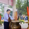 Top leader offers incense at Hill 82 Tan Bien Martyrs’ Cemetery