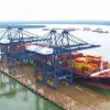 SSIT welcomes LNG-powered mega container ship on new trans-Pacific route