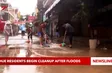 Hue residents begin cleanup after floods