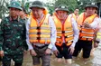 Party chief visits flood-affected residents