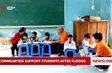 Communities support students after floods