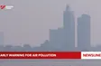 Early warning for air pollution