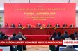 14th National Party Congress results announced