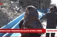Middle East tensions escalate after a week