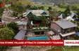 Thái ethnic village attracts community tourism