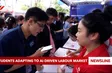 Students adapting to AI-driven labour market
