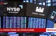 U.S. stocks surge, oil prices plunge