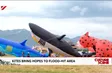 Kites bring hope to flood-hit area