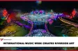 International music week creates riverside art