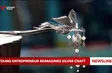 Young entrepreneur reimagines silver craft