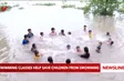 Swimming classes help save children from drowning