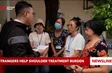 Strangers help shoulder treatment burden