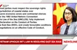 Vietnam upholds international law in resolving East Sea issue