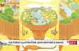 Cultural illustration leaps beyond canvas