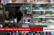 Street vendors face rising costs