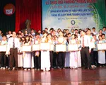 57 học sinh xuất sắc được nhận Giải thưởng Trương Vĩnh Ký lần thứ XI