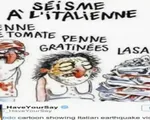 Báo Charlie Hebdo bị kiện vì bức tranh gây sốc về động đất