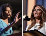 Sự giống nhau trong phát biểu của bà Melania Trump và đệ nhất phu nhân Mỹ Michelle Obama