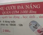 Ấm lòng quán cơm từ thiện 2.000 đồng