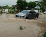 Mưa lớn, nhiều nơi tại Thanh Hóa ngập trong biển nước