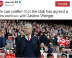 CHÍNH THỨC: Arsenal gia hạn hợp đồng thêm 2 năm với HLV Arsene Wenger