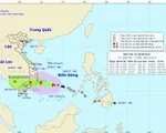 Tâm bão số 14 cách bờ biển các tỉnh Khánh Hòa - Ninh Thuận - Bình Thuận khoảng 400km