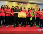 VTV Cup Tôn Hoa Sen 2016: 2 ĐT bóng chuyền nữ Việt Nam nhận sự động viên từ BTC