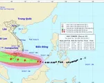 Đêm mai (25/12), bão Tembin sẽ đổ bộ vào Bà Rịa Vũng Tàu - Cà Mau