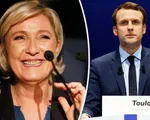 Ông Macron và bà Le Pen dẫn đầu vòng 1 bầu cử Tổng thống Pháp